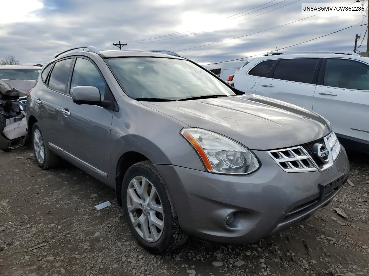 2012 Nissan Rogue S VIN: JN8AS5MV7CW362236 Lot: 79593483