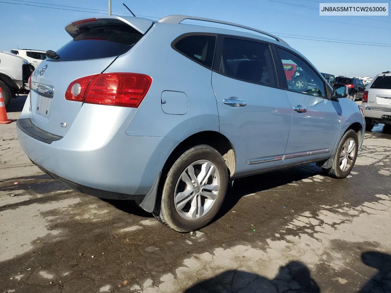 2012 Nissan Rogue S VIN: JN8AS5MT1CW263006 Lot: 80385804