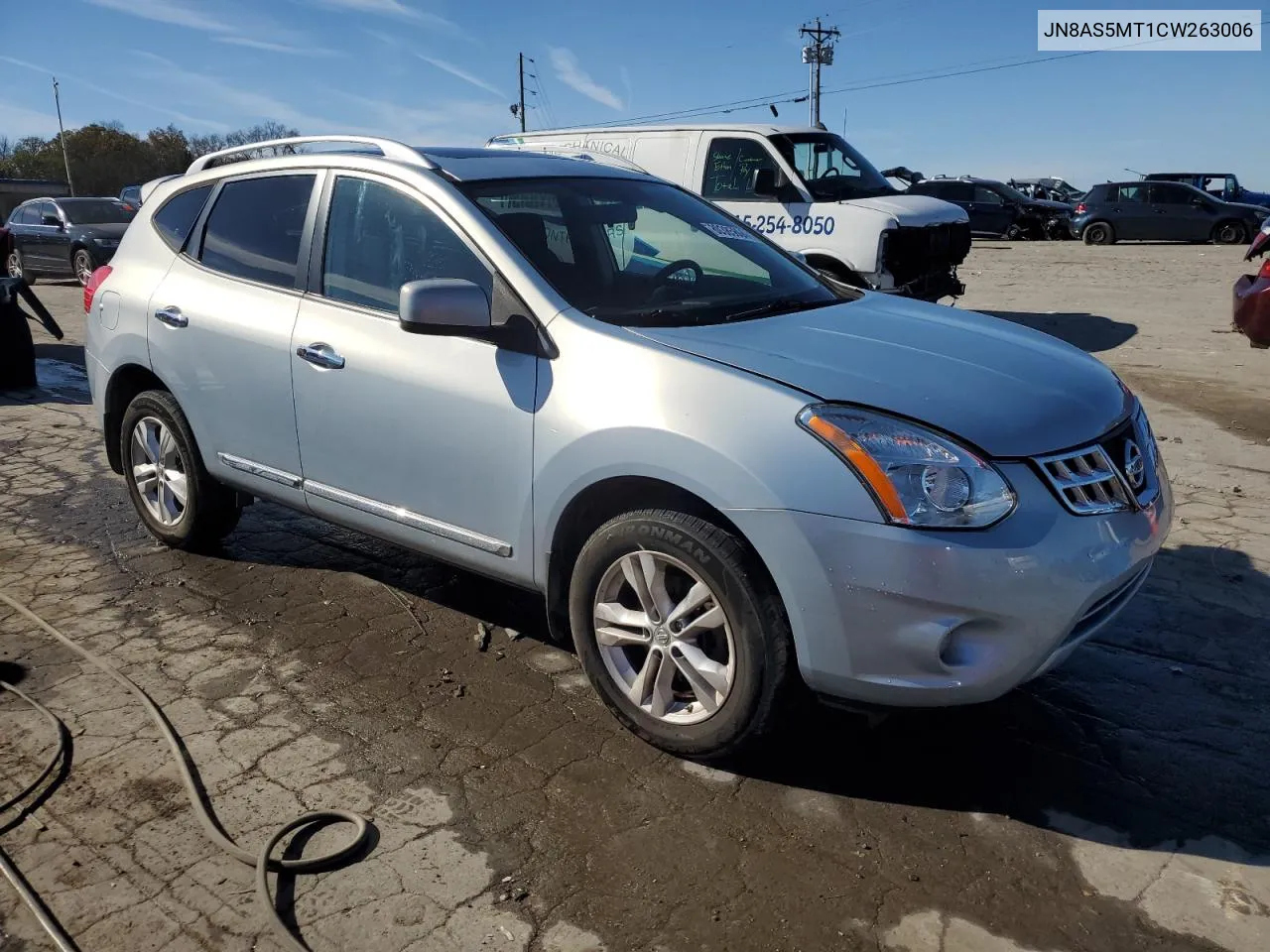 2012 Nissan Rogue S VIN: JN8AS5MT1CW263006 Lot: 80385804