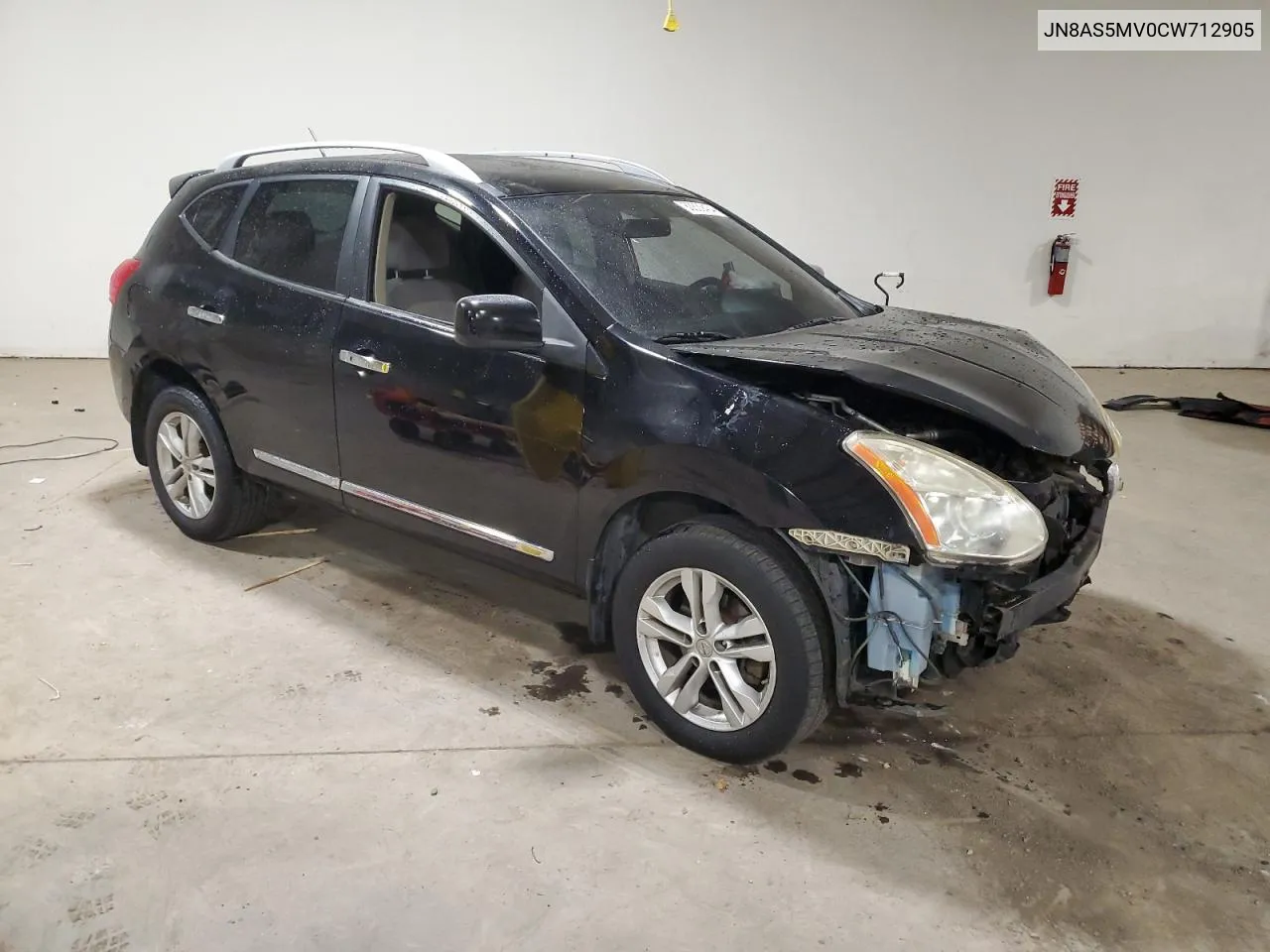 2012 Nissan Rogue S VIN: JN8AS5MV0CW712905 Lot: 80839434