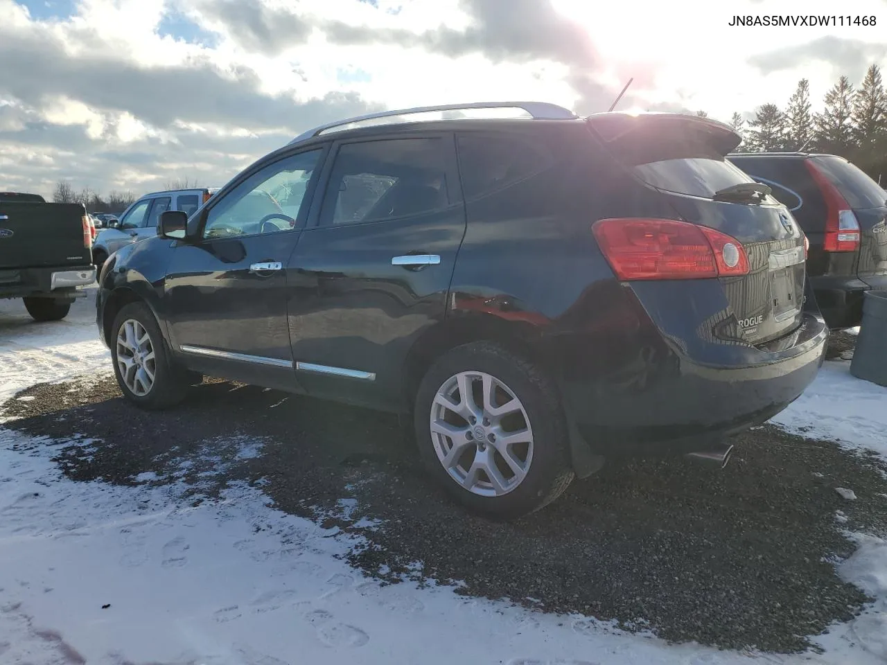 2013 Nissan Rogue S VIN: JN8AS5MVXDW111468 Lot: 37414934