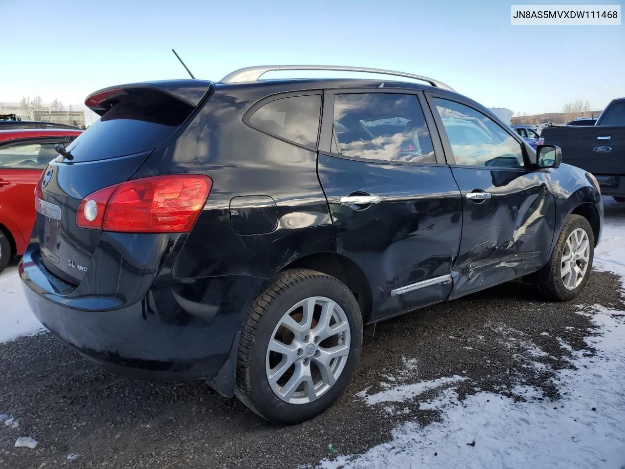 2013 Nissan Rogue S VIN: JN8AS5MVXDW111468 Lot: 37414934