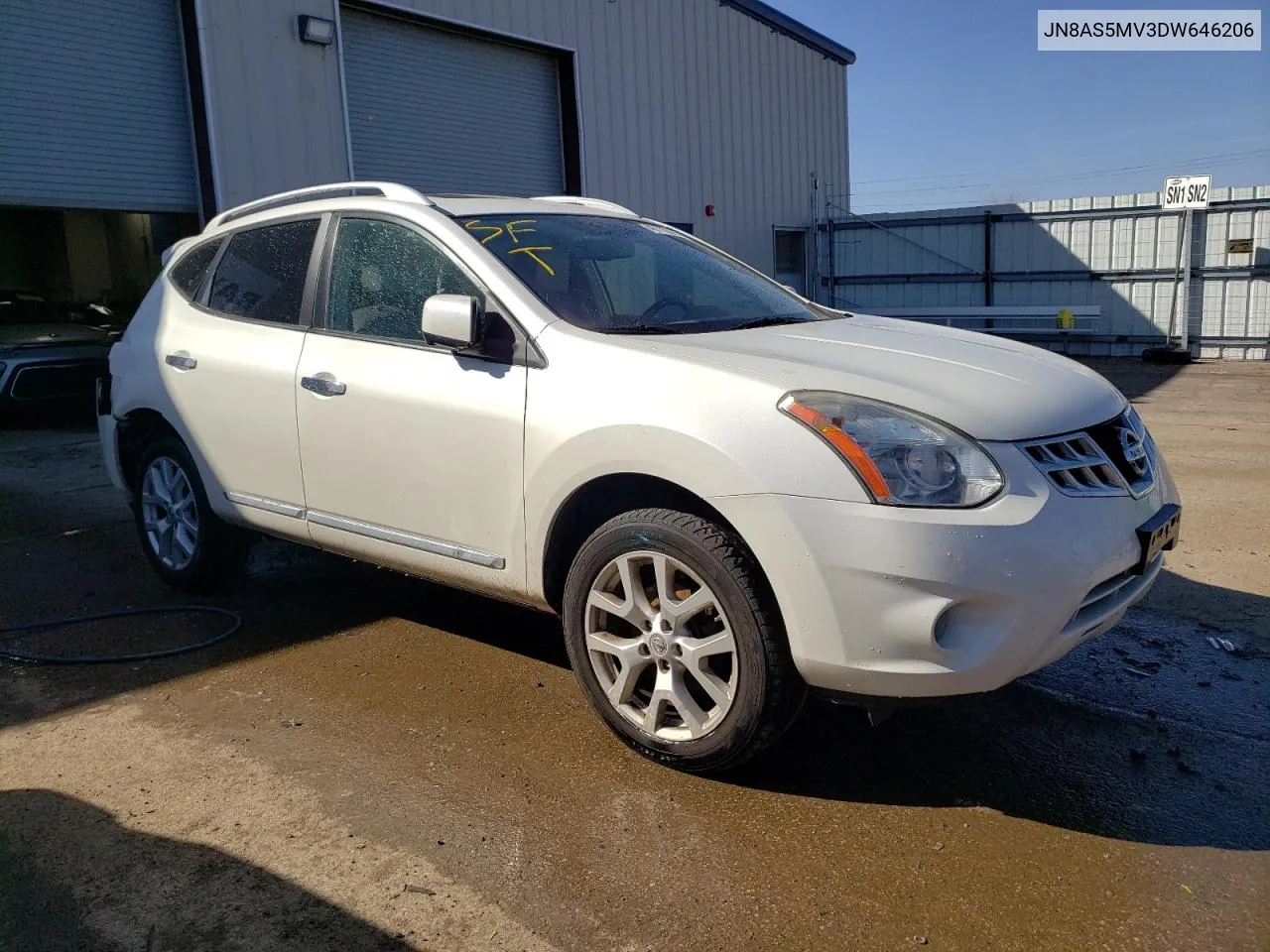 2013 Nissan Rogue S VIN: JN8AS5MV3DW646206 Lot: 46110874