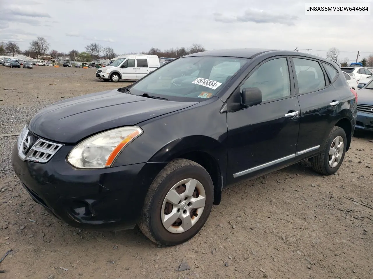 2013 Nissan Rogue S VIN: JN8AS5MV3DW644584 Lot: 46746554