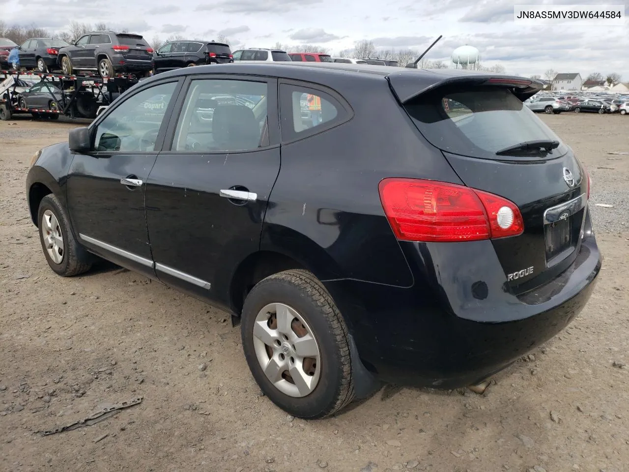 2013 Nissan Rogue S VIN: JN8AS5MV3DW644584 Lot: 46746554