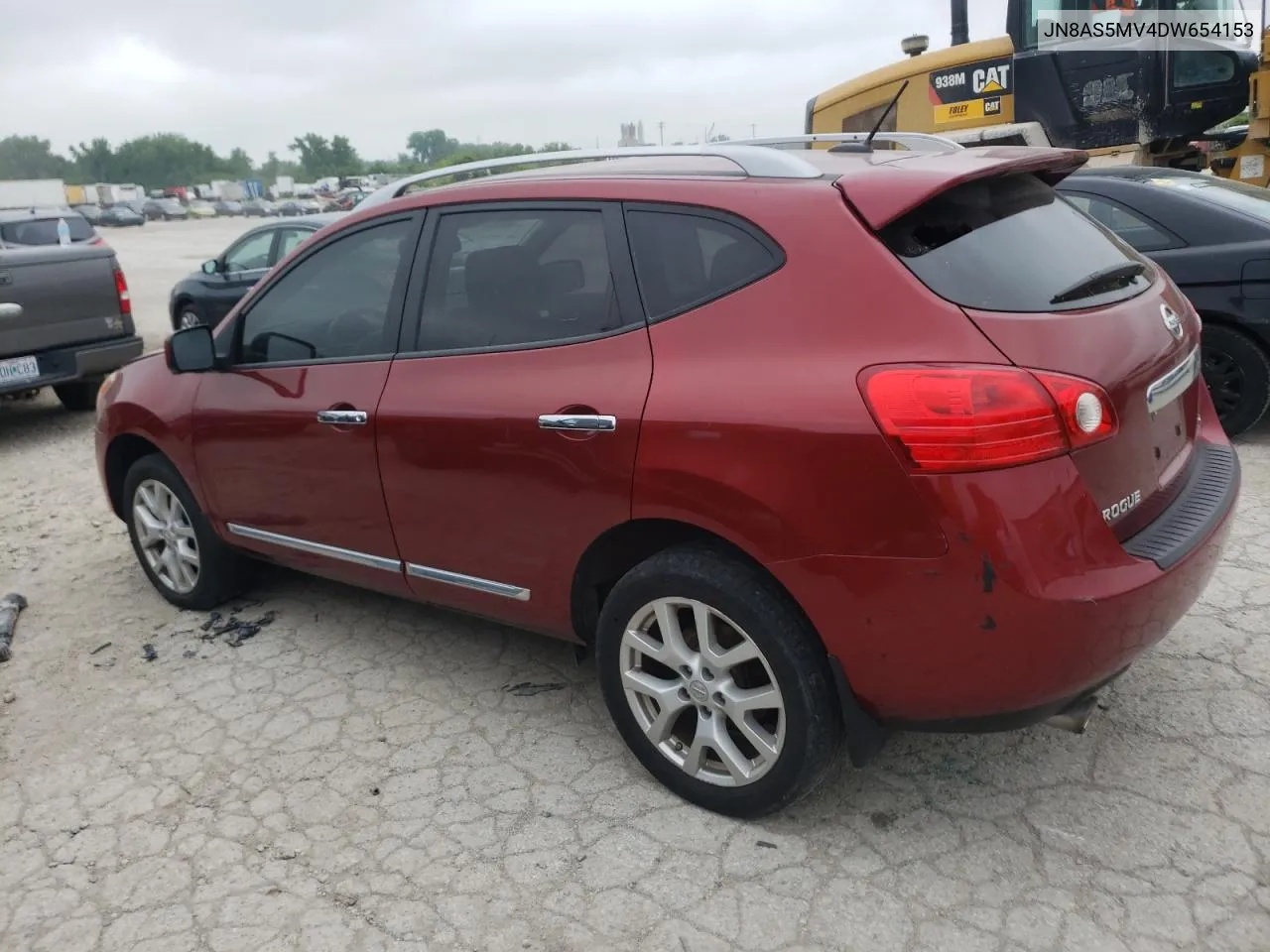 2013 Nissan Rogue S VIN: JN8AS5MV4DW654153 Lot: 55138194