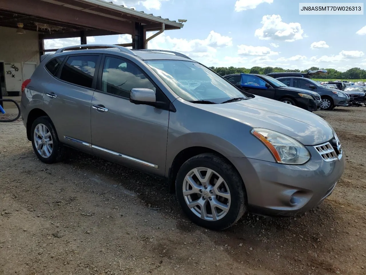 2013 Nissan Rogue S VIN: JN8AS5MT7DW026313 Lot: 55844754