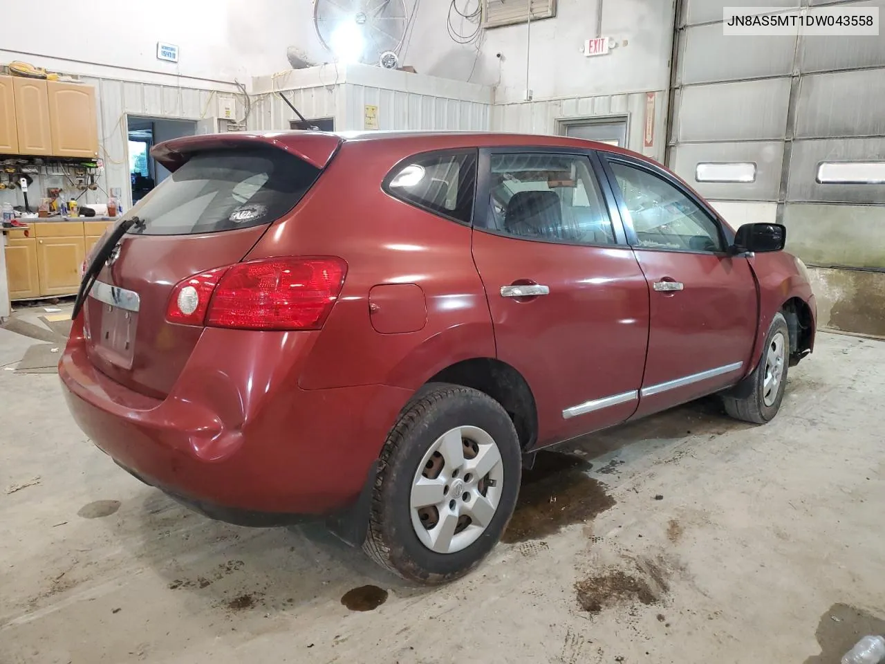 2013 Nissan Rogue S VIN: JN8AS5MT1DW043558 Lot: 57689644