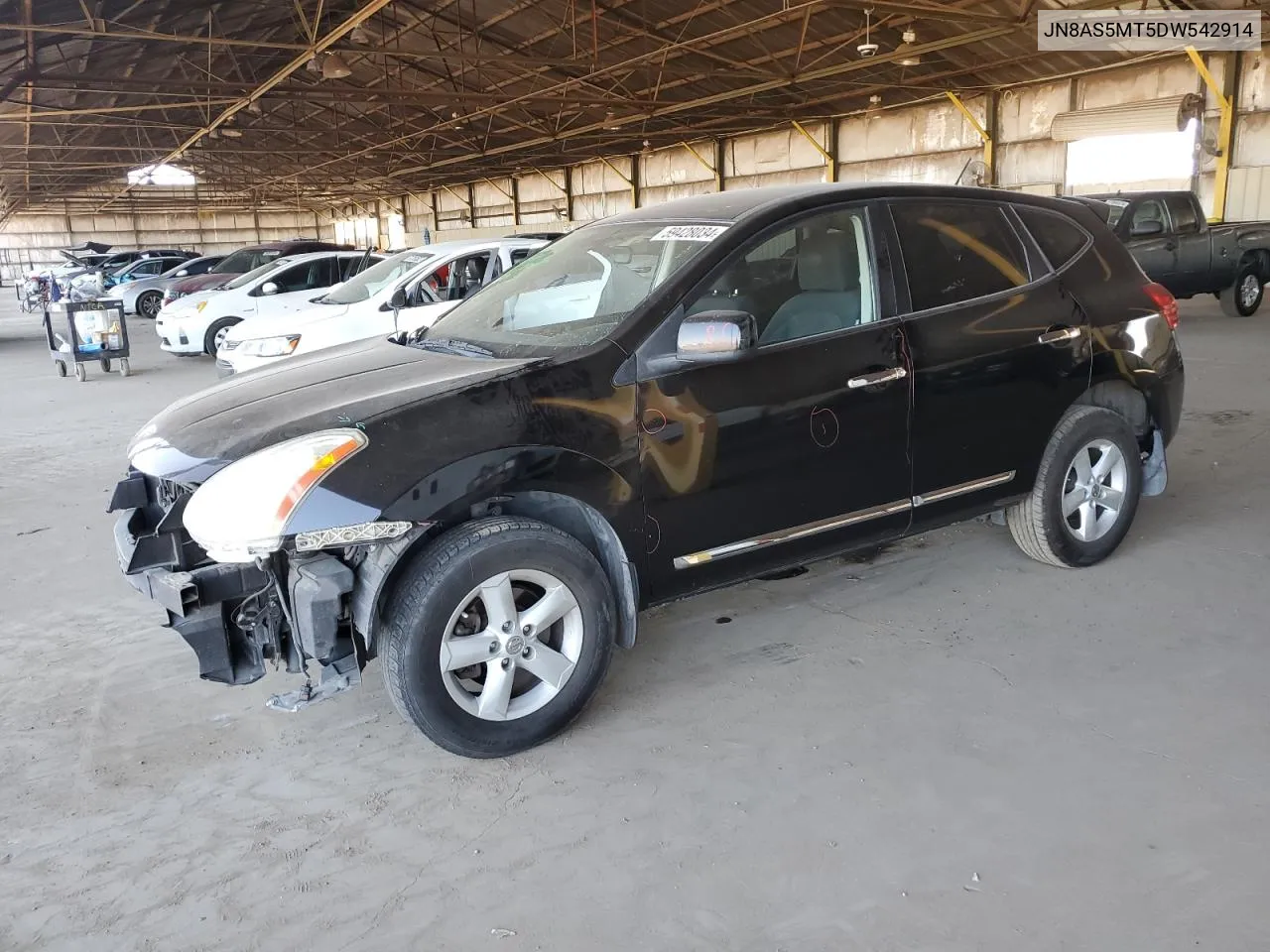 2013 Nissan Rogue S VIN: JN8AS5MT5DW542914 Lot: 59428034