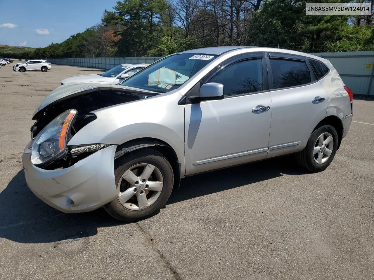 2013 Nissan Rogue S VIN: JN8AS5MV3DW124014 Lot: 61015614