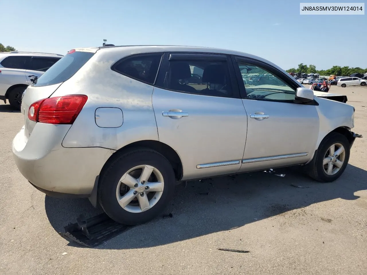 2013 Nissan Rogue S VIN: JN8AS5MV3DW124014 Lot: 61015614