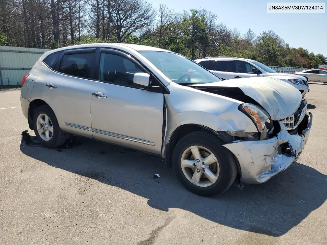 2013 Nissan Rogue S VIN: JN8AS5MV3DW124014 Lot: 61015614