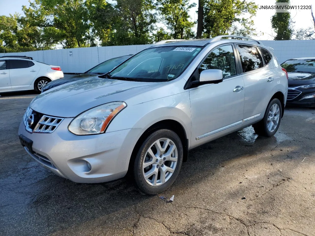 2013 Nissan Rogue S VIN: JN8AS5MV5DW112320 Lot: 61952384