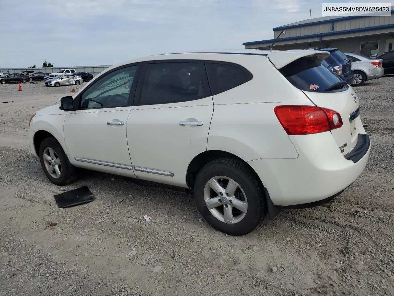 2013 Nissan Rogue S VIN: JN8AS5MV8DW625433 Lot: 62091494