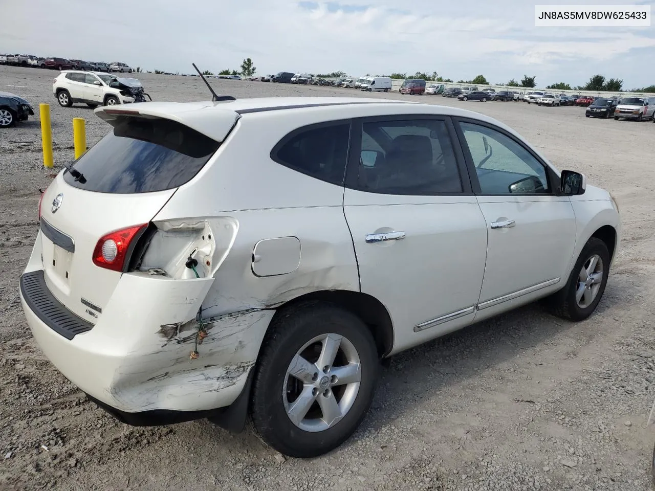 2013 Nissan Rogue S VIN: JN8AS5MV8DW625433 Lot: 62091494