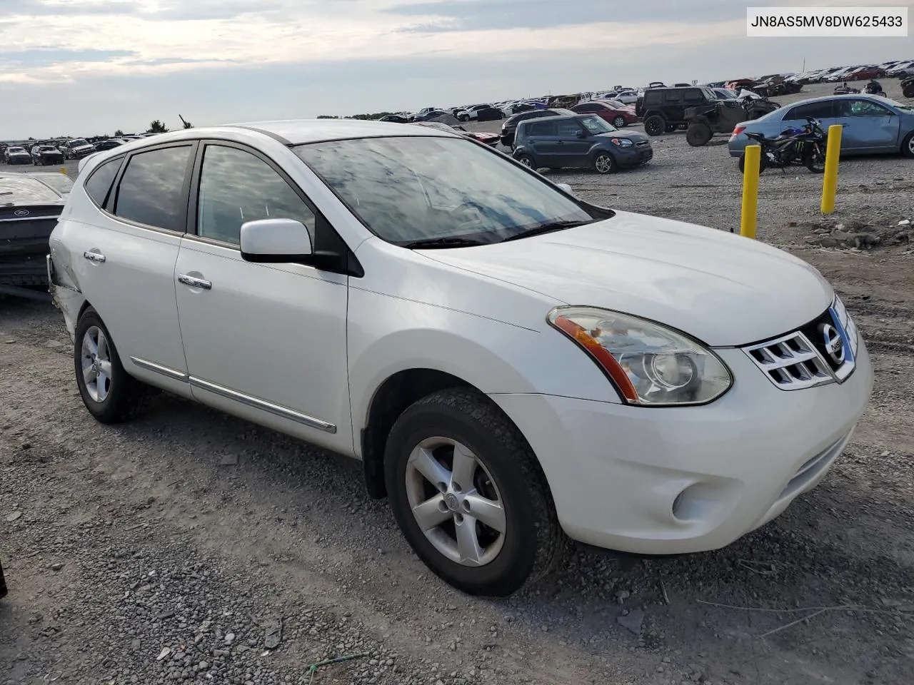 2013 Nissan Rogue S VIN: JN8AS5MV8DW625433 Lot: 62091494