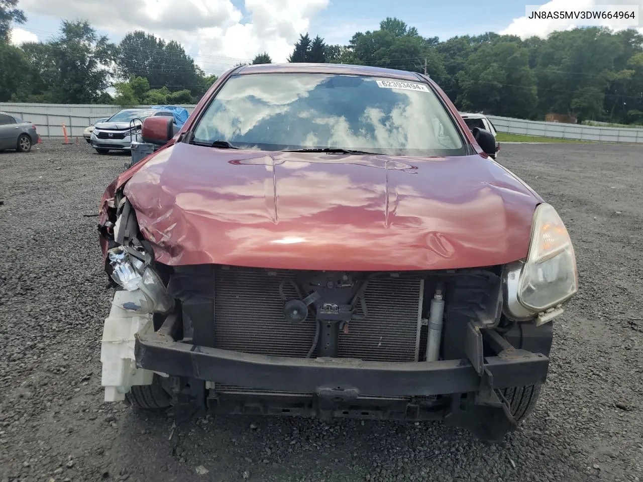 JN8AS5MV3DW664964 2013 Nissan Rogue S