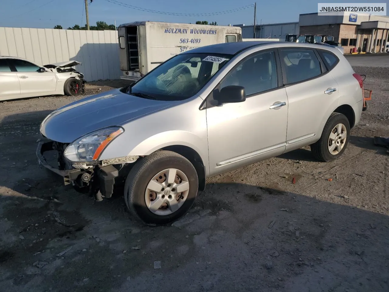 2013 Nissan Rogue S VIN: JN8AS5MT2DW551084 Lot: 63145054