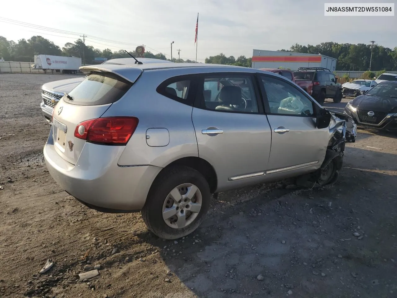 2013 Nissan Rogue S VIN: JN8AS5MT2DW551084 Lot: 63145054