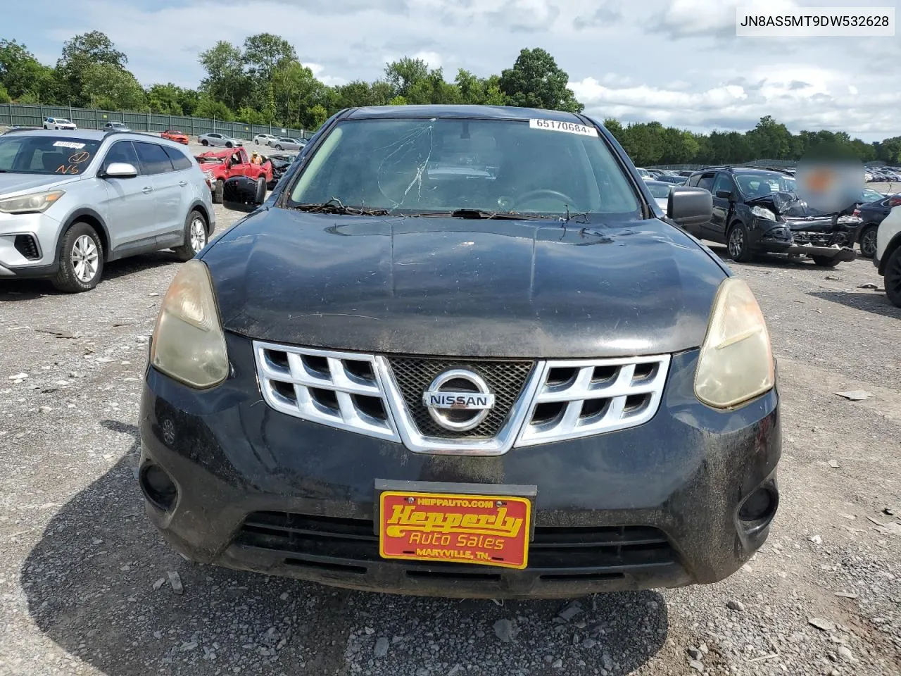 2013 Nissan Rogue S VIN: JN8AS5MT9DW532628 Lot: 65170684