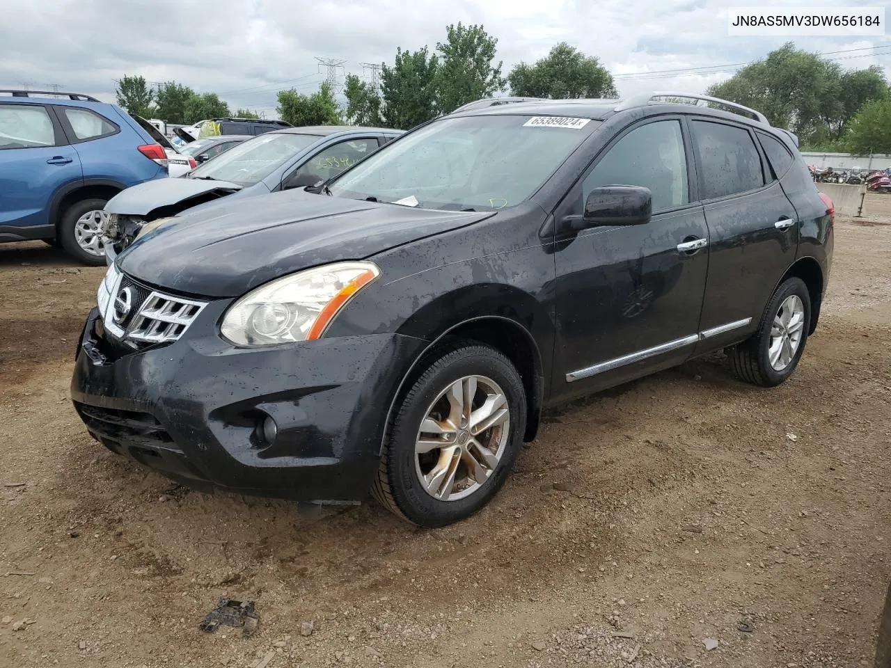 2013 Nissan Rogue S VIN: JN8AS5MV3DW656184 Lot: 65389024