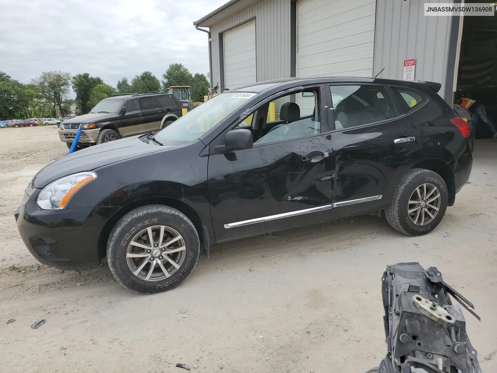 2013 Nissan Rogue S VIN: JN8AS5MV5DW136908 Lot: 65616464