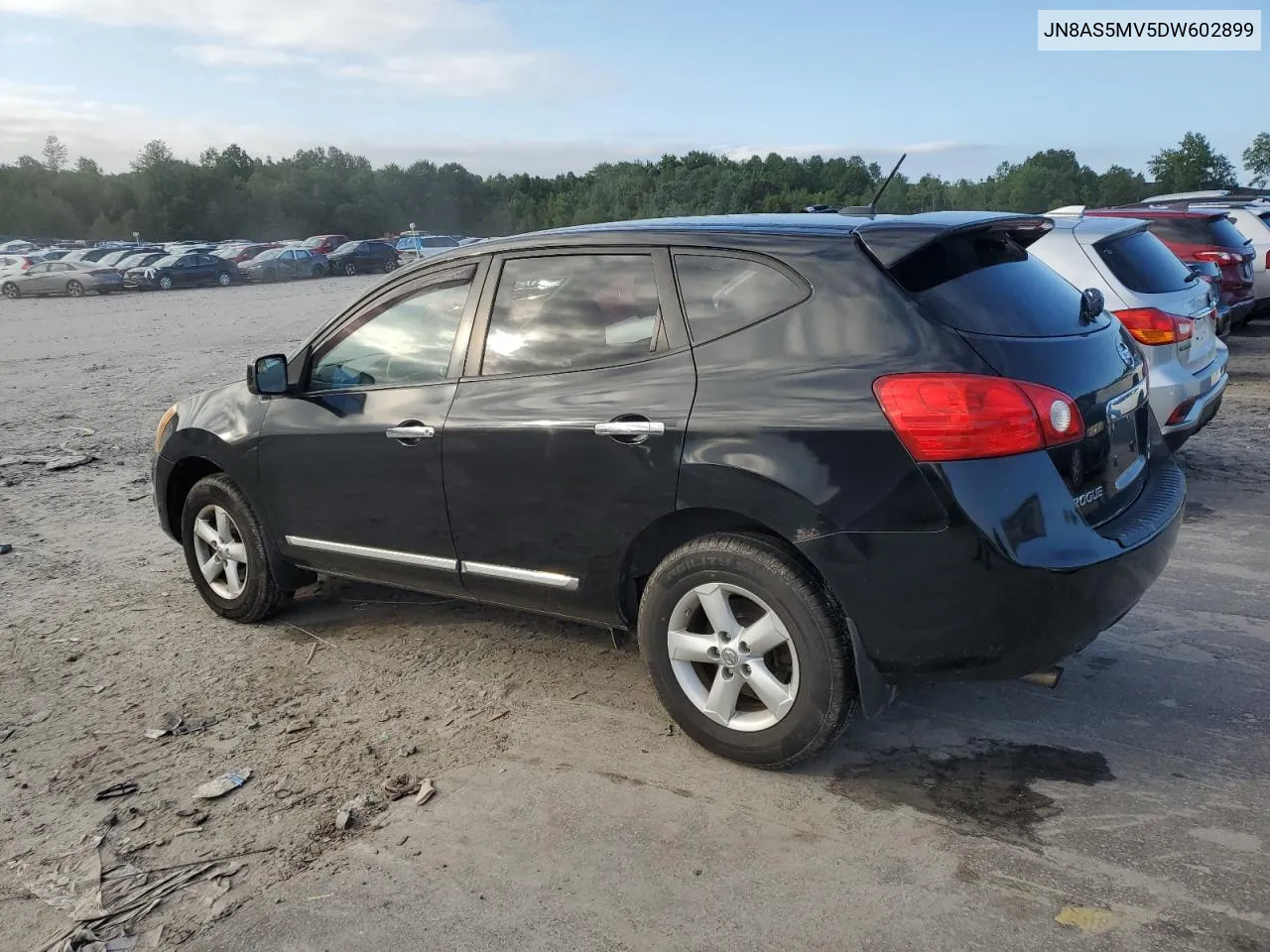 2013 Nissan Rogue S VIN: JN8AS5MV5DW602899 Lot: 65808744