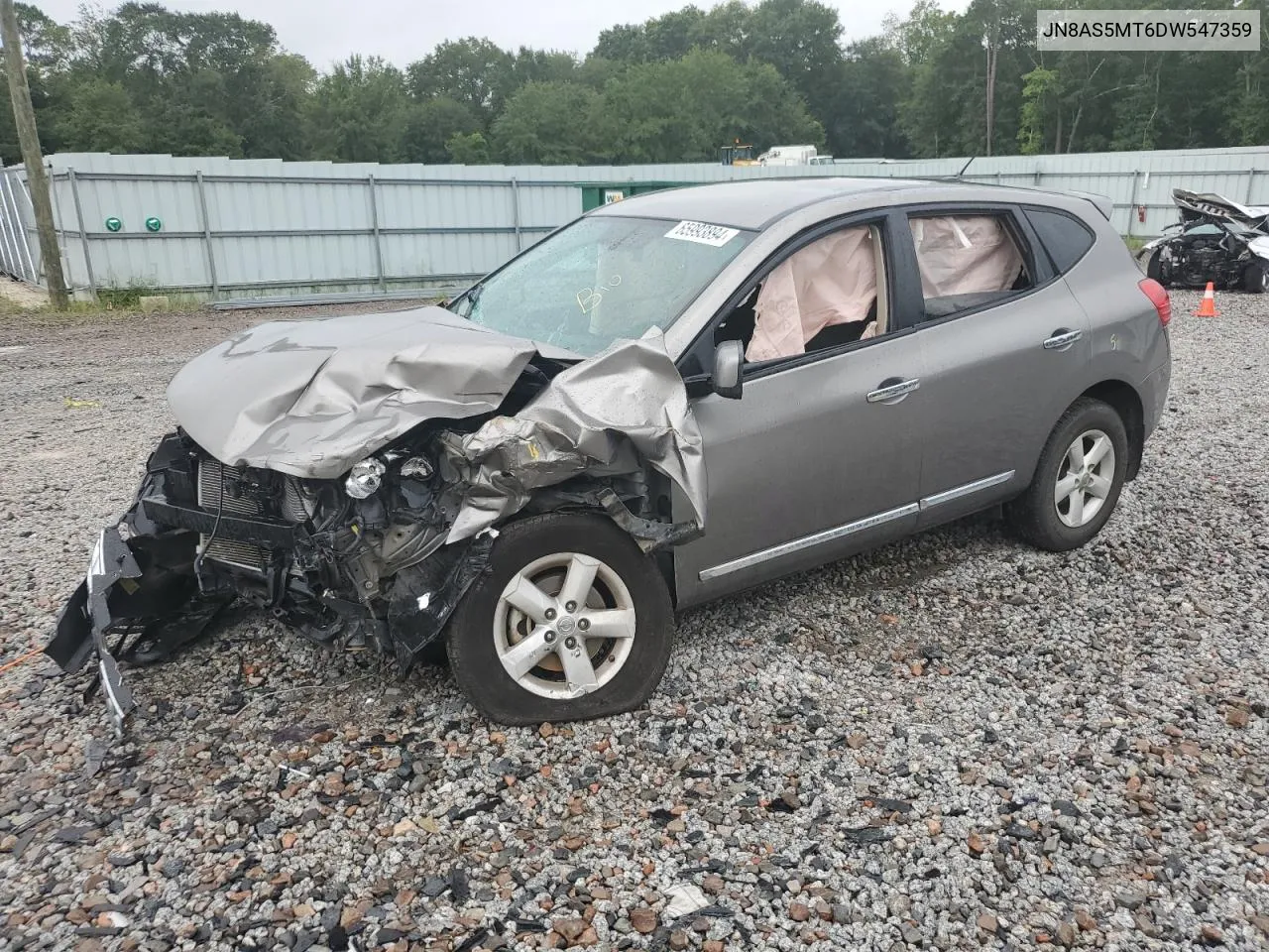 2013 Nissan Rogue S VIN: JN8AS5MT6DW547359 Lot: 65993894