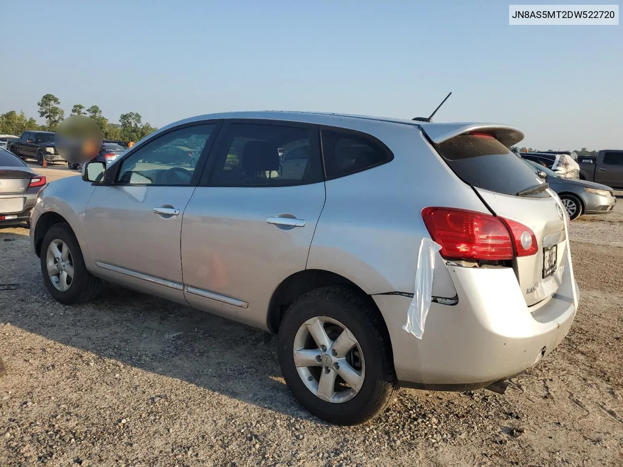 2013 Nissan Rogue S VIN: JN8AS5MT2DW522720 Lot: 66296604