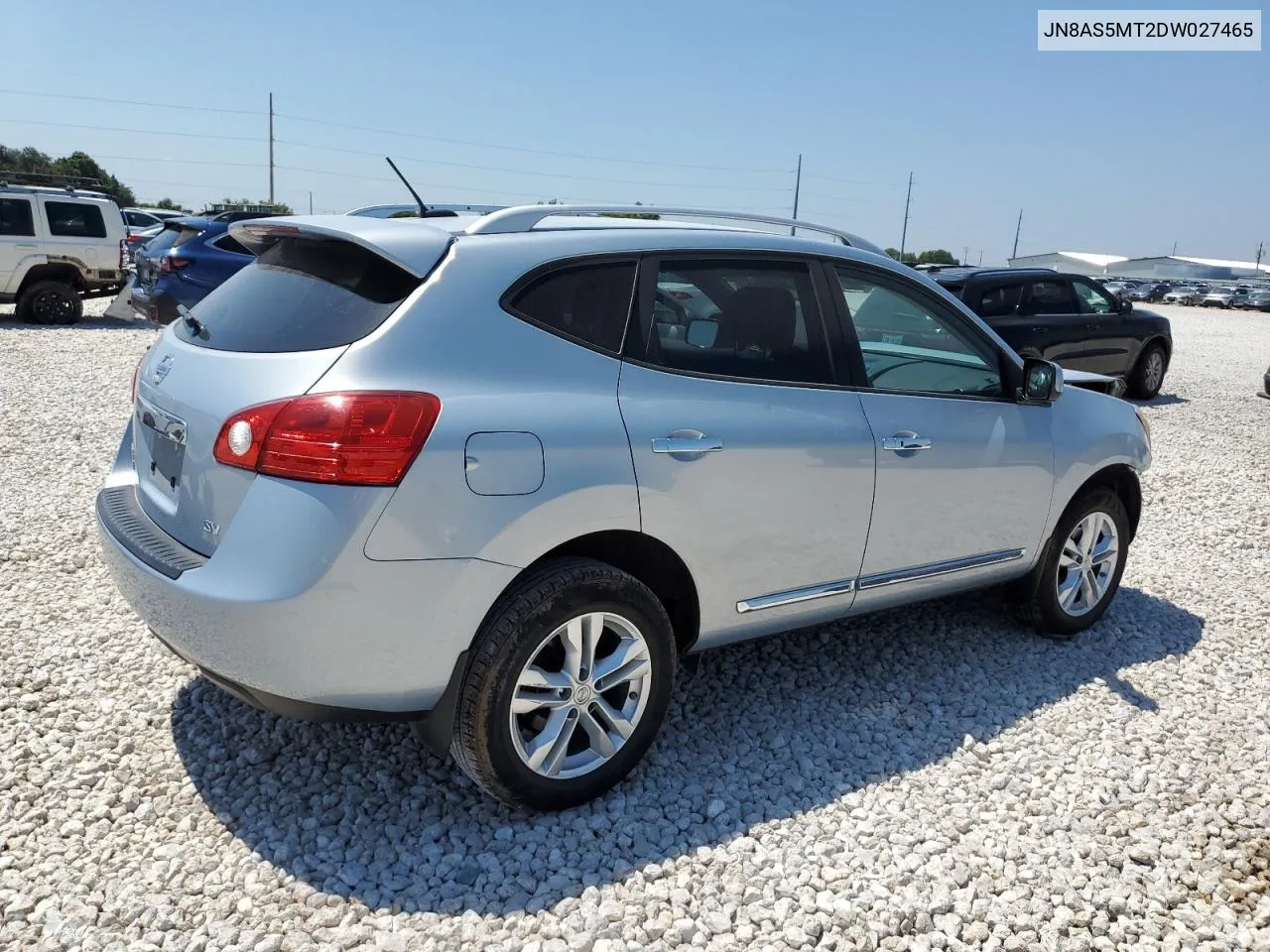 2013 Nissan Rogue S VIN: JN8AS5MT2DW027465 Lot: 66370094