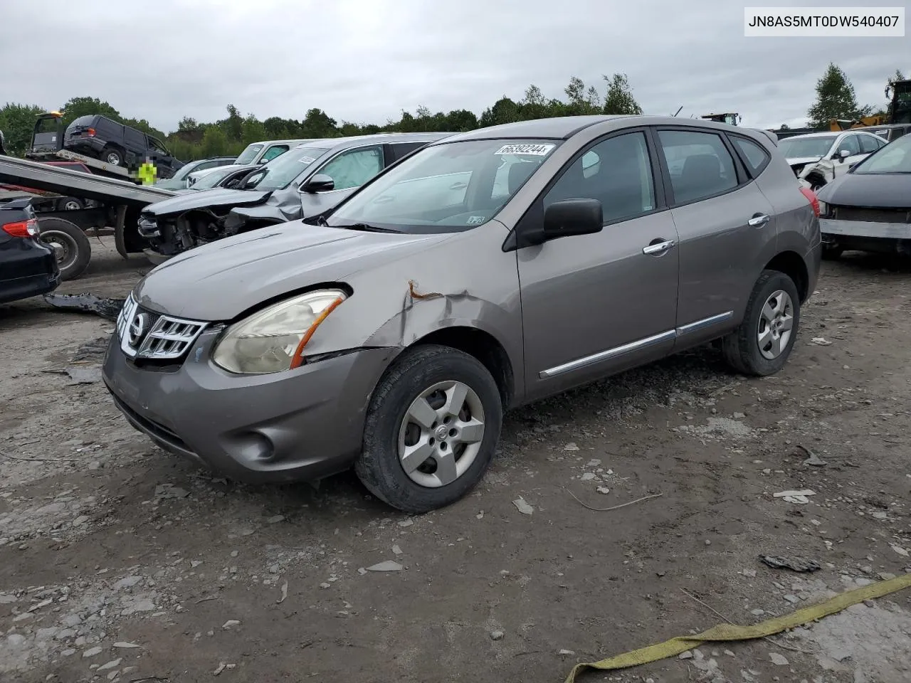 2013 Nissan Rogue S VIN: JN8AS5MT0DW540407 Lot: 66392244