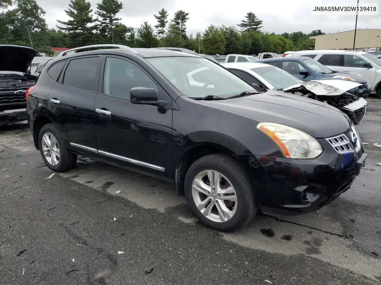 2013 Nissan Rogue S VIN: JN8AS5MV3DW139418 Lot: 66485514