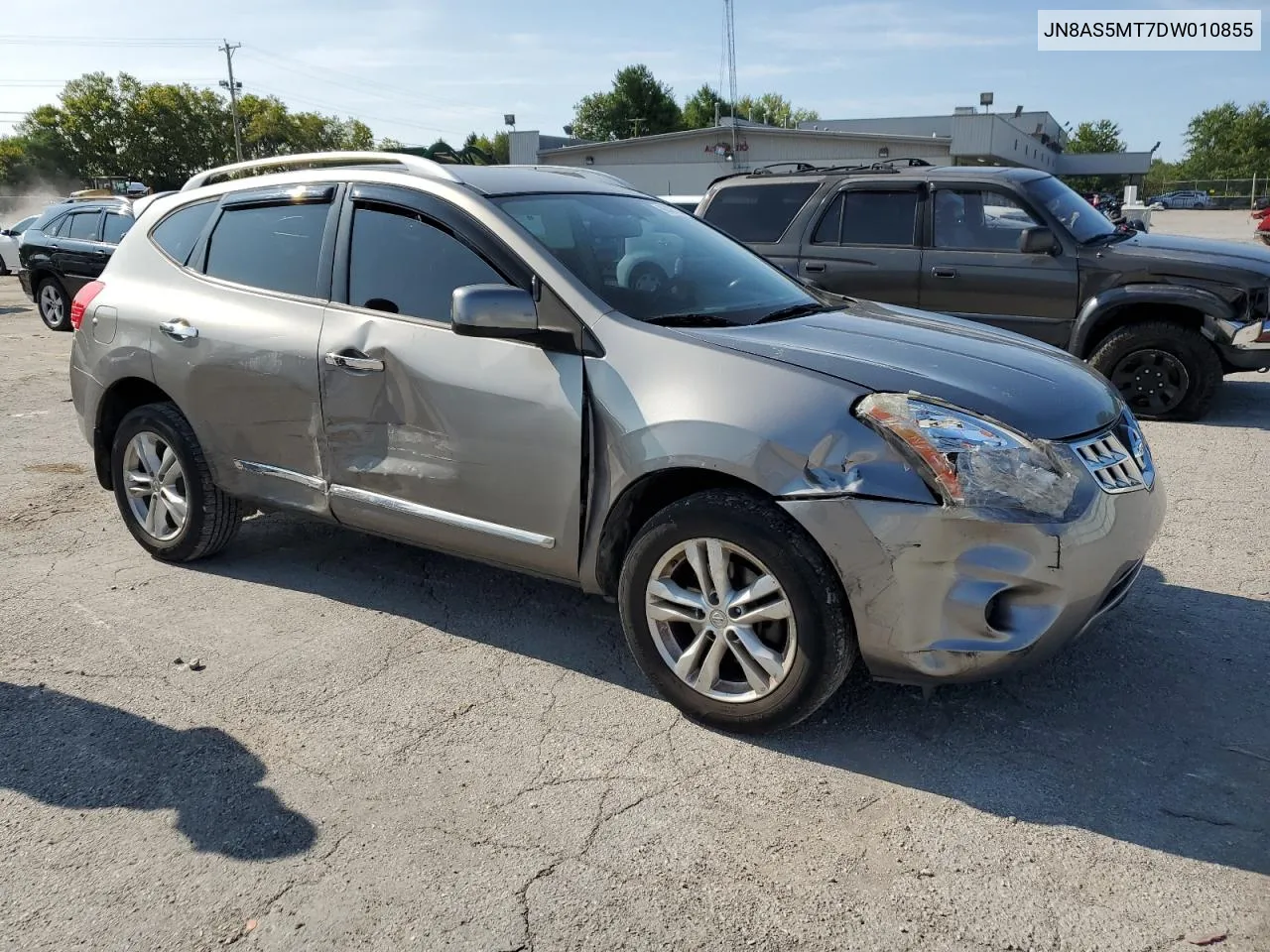 2013 Nissan Rogue S VIN: JN8AS5MT7DW010855 Lot: 66487294