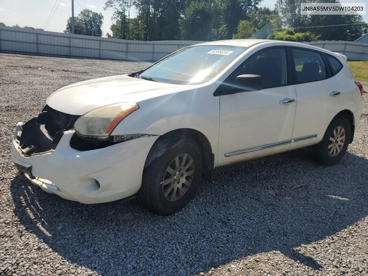 2013 Nissan Rogue S VIN: JN8AS5MV5DW104203 Lot: 66566634