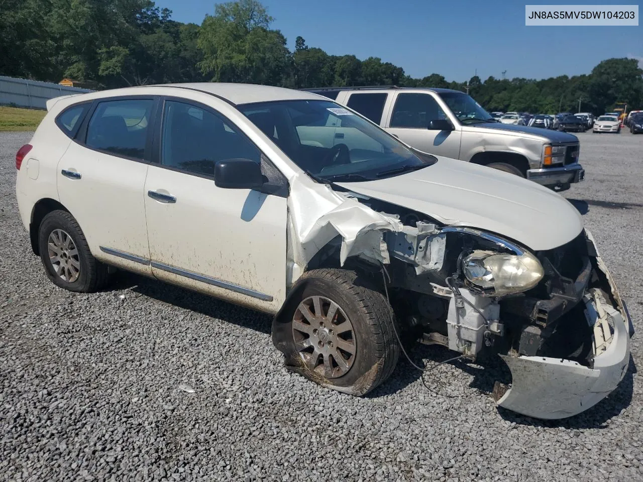 2013 Nissan Rogue S VIN: JN8AS5MV5DW104203 Lot: 66566634