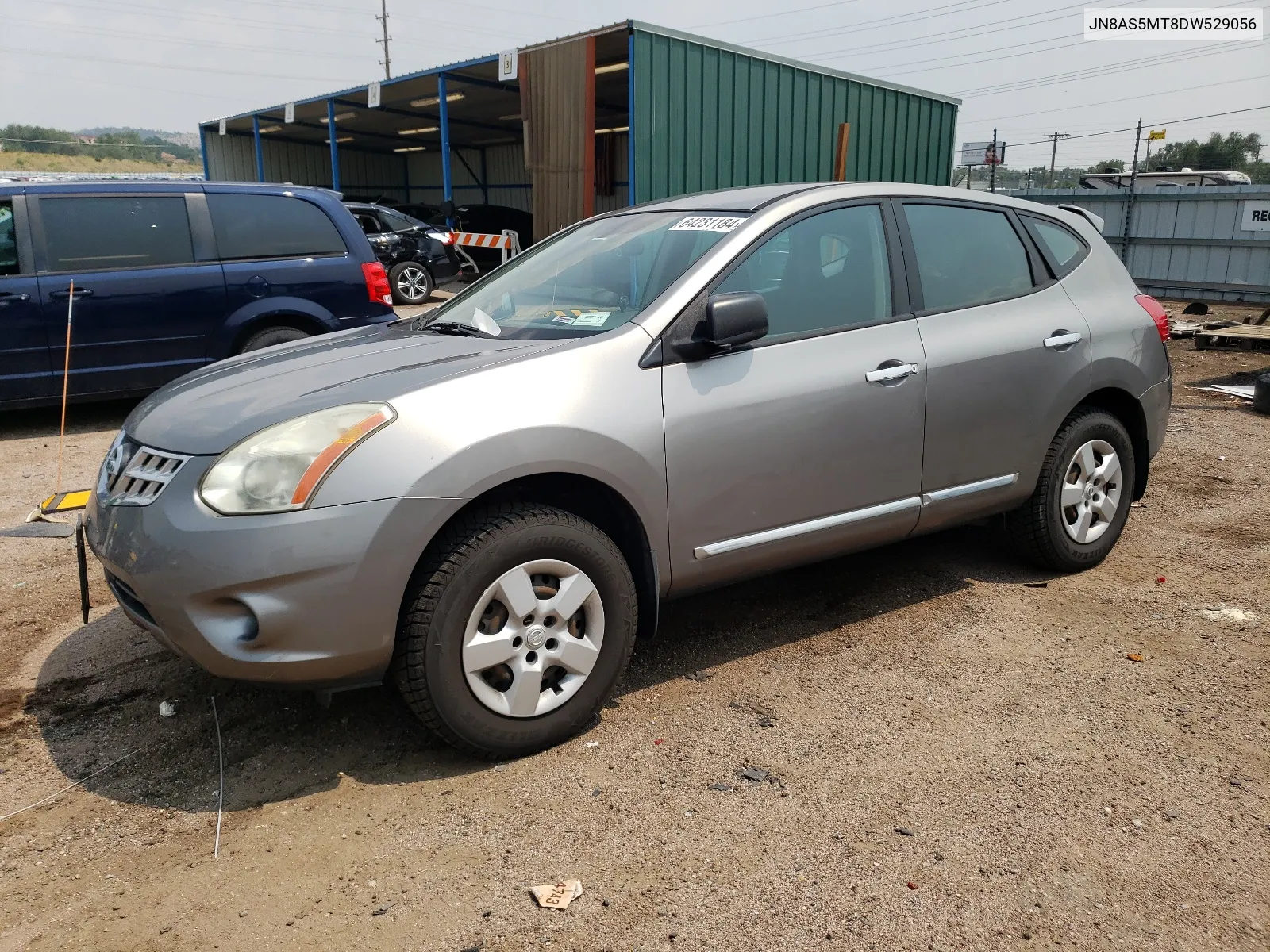 2013 Nissan Rogue S VIN: JN8AS5MT8DW529056 Lot: 66758724