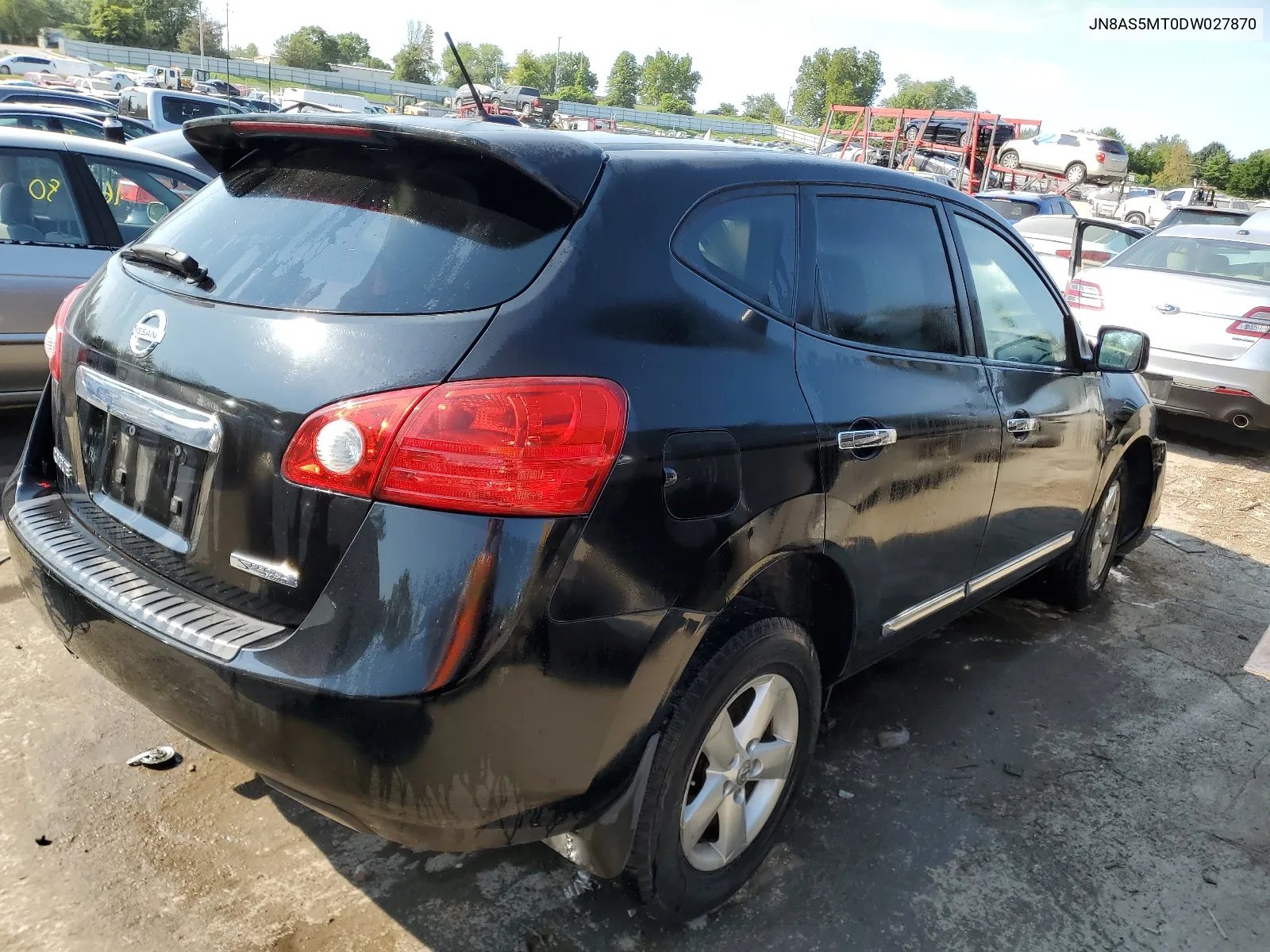 2013 Nissan Rogue S VIN: JN8AS5MT0DW027870 Lot: 66926024