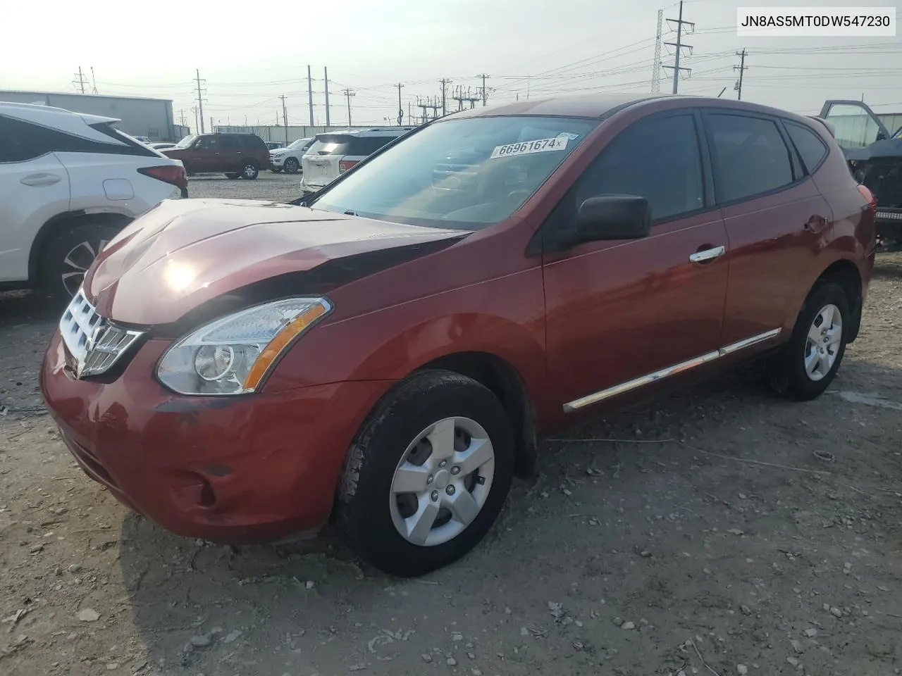 2013 Nissan Rogue S VIN: JN8AS5MT0DW547230 Lot: 66961674