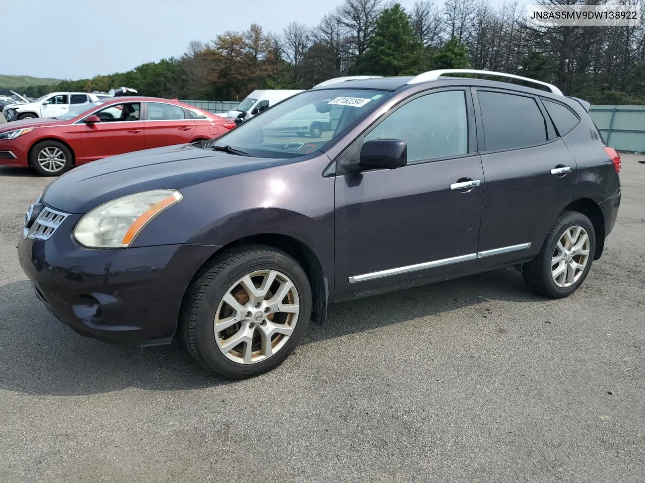 2013 Nissan Rogue S VIN: JN8AS5MV9DW138922 Lot: 67162294