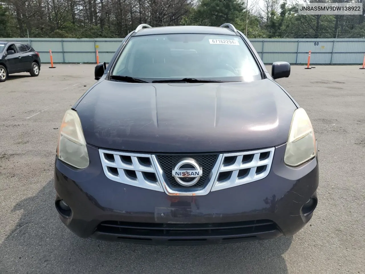 2013 Nissan Rogue S VIN: JN8AS5MV9DW138922 Lot: 67162294