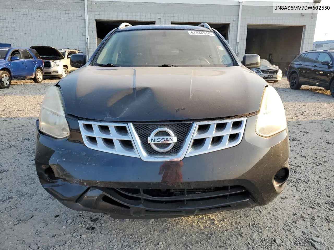 2013 Nissan Rogue S VIN: JN8AS5MV7DW602550 Lot: 67834944