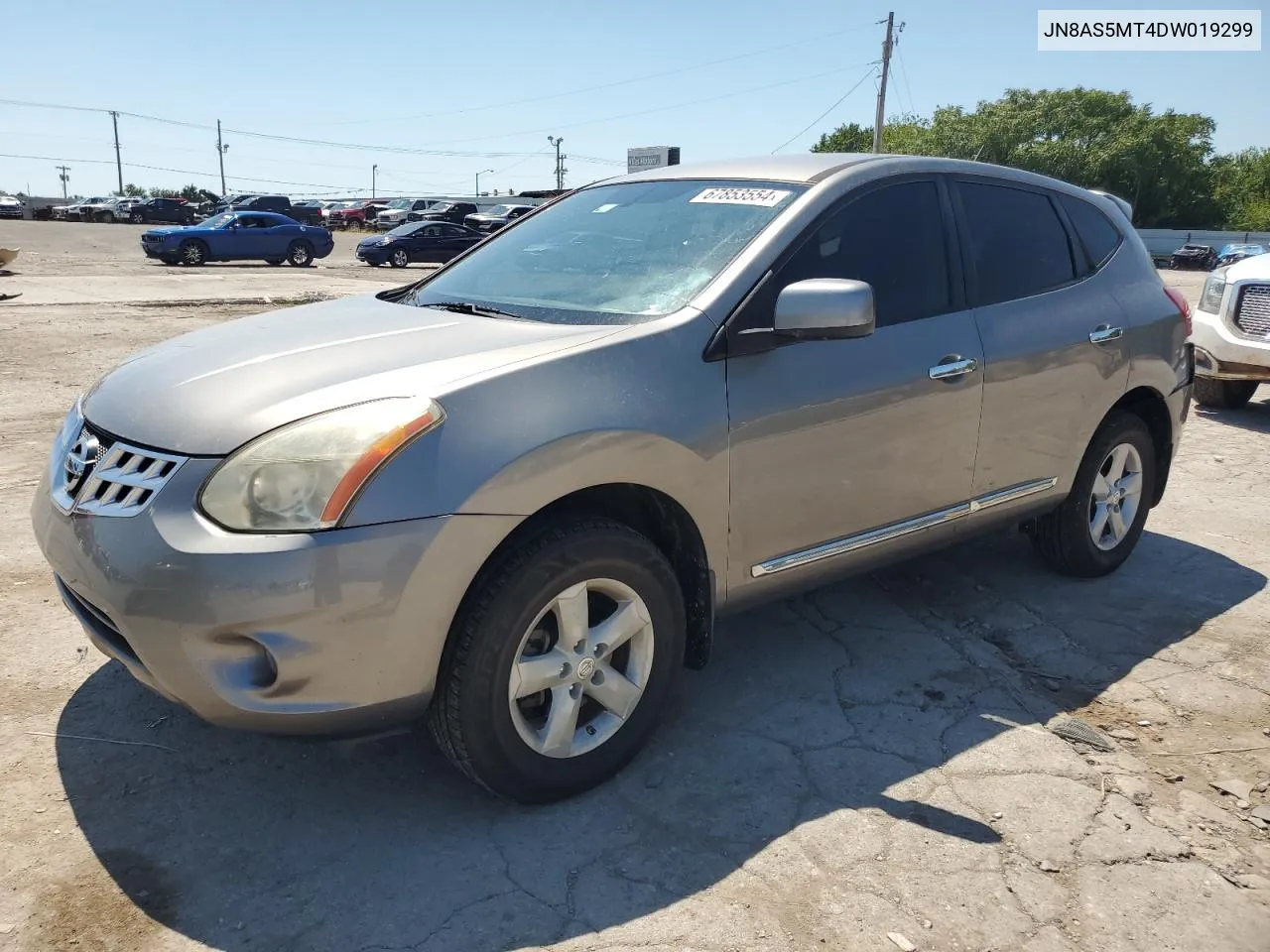 2013 Nissan Rogue S VIN: JN8AS5MT4DW019299 Lot: 67853554