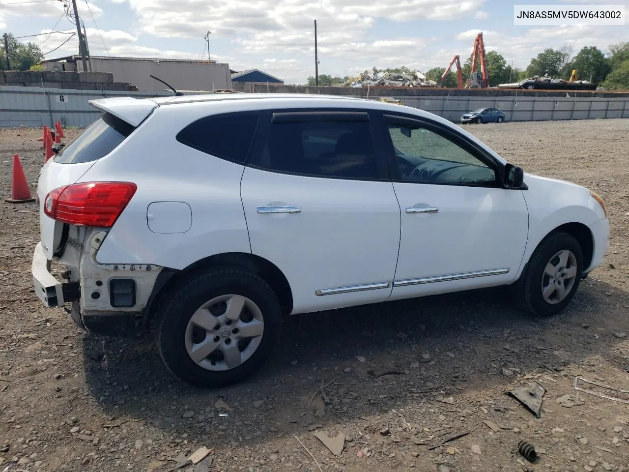 2013 Nissan Rogue S VIN: JN8AS5MV5DW643002 Lot: 68075534