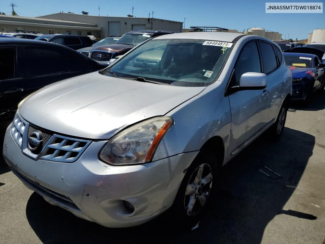 2013 Nissan Rogue S VIN: JN8AS5MT7DW018874 Lot: 68484874