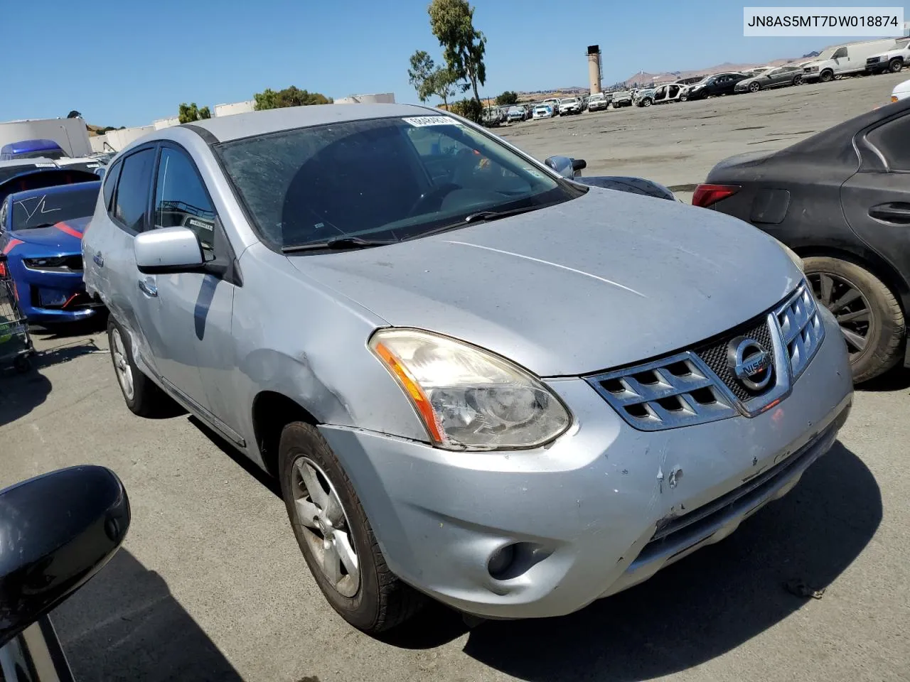 JN8AS5MT7DW018874 2013 Nissan Rogue S