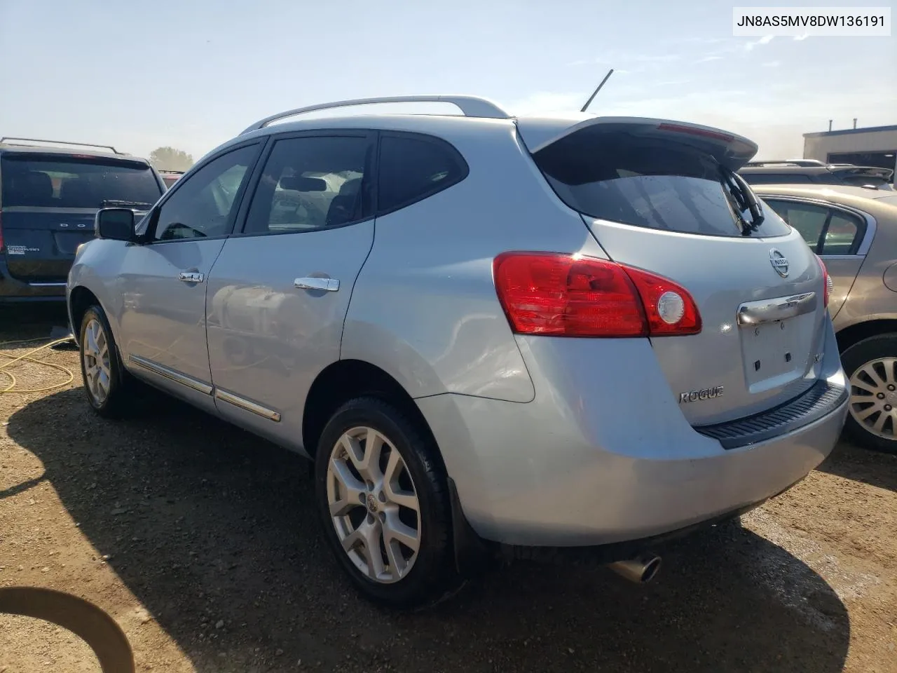 2013 Nissan Rogue S VIN: JN8AS5MV8DW136191 Lot: 68572594