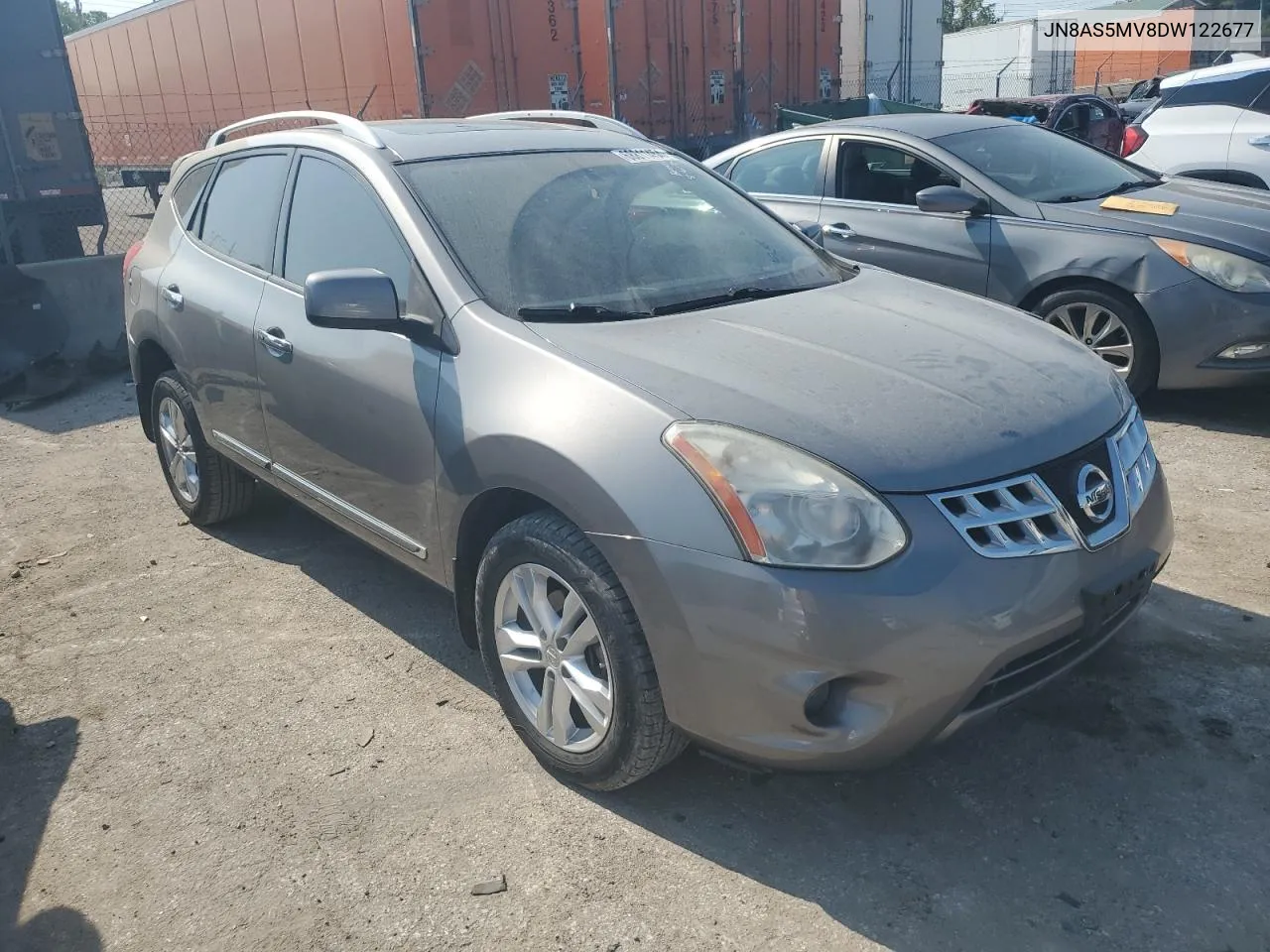 2013 Nissan Rogue S VIN: JN8AS5MV8DW122677 Lot: 68811454