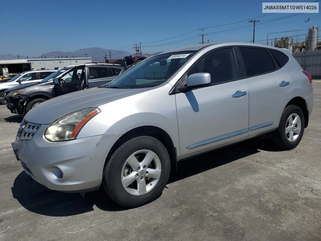 2013 Nissan Rogue S VIN: JN8AS5MT1DW514026 Lot: 68868814