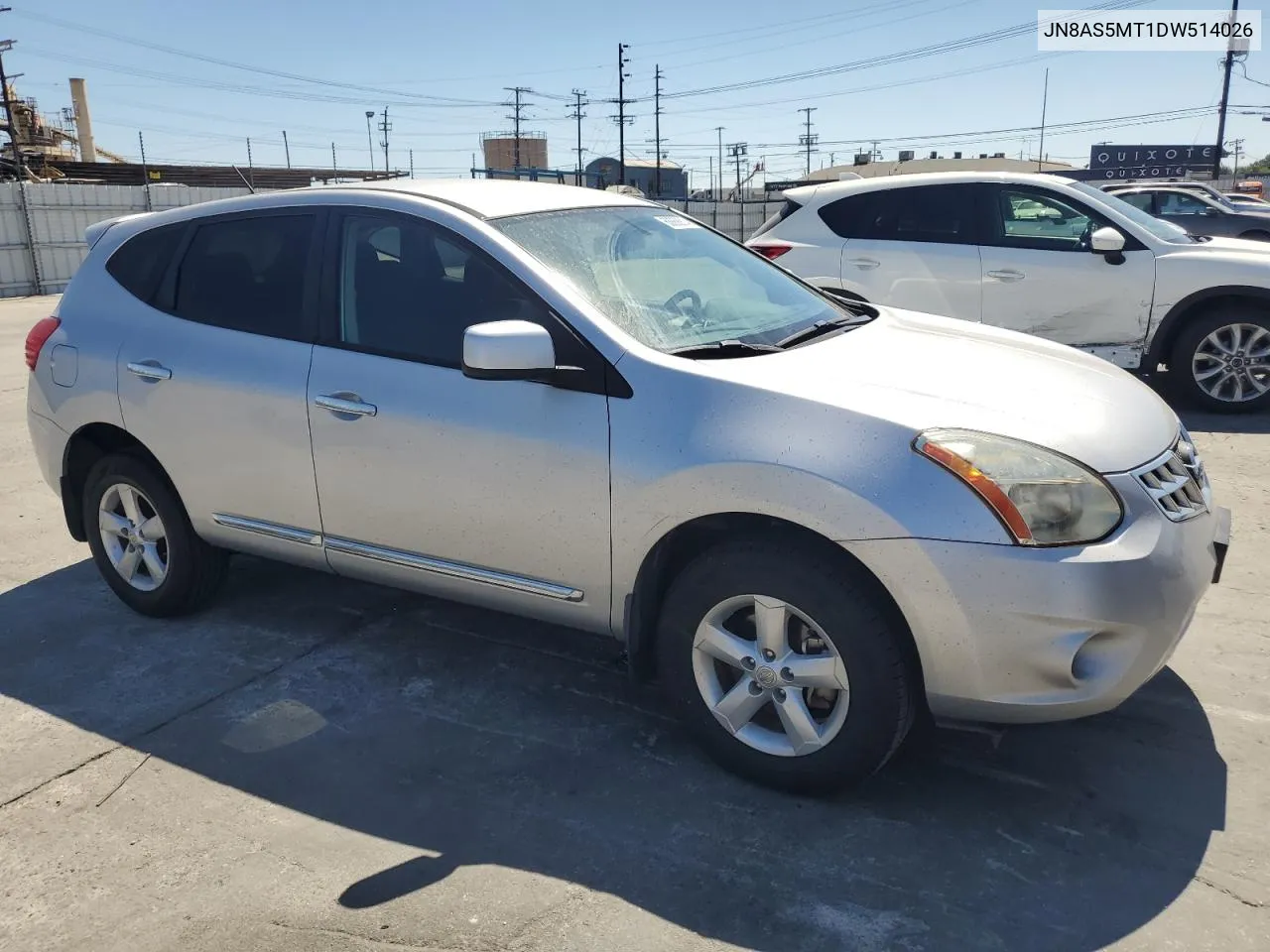 2013 Nissan Rogue S VIN: JN8AS5MT1DW514026 Lot: 68868814