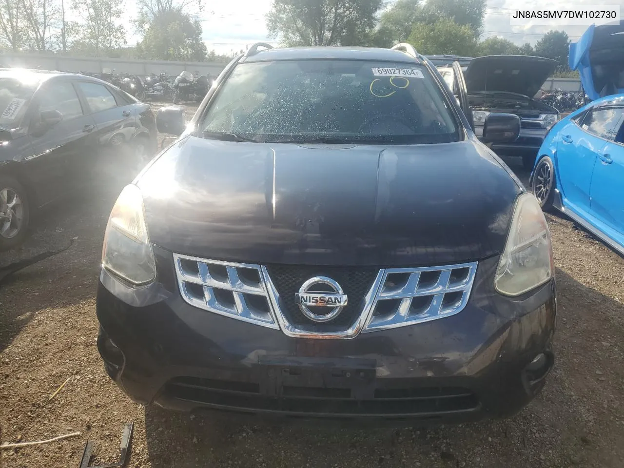 JN8AS5MV7DW102730 2013 Nissan Rogue S